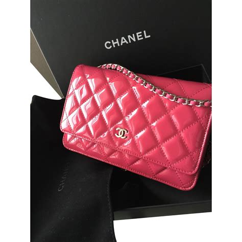 pink wallet on chain chanel|Chanel reissue wallet on chain.